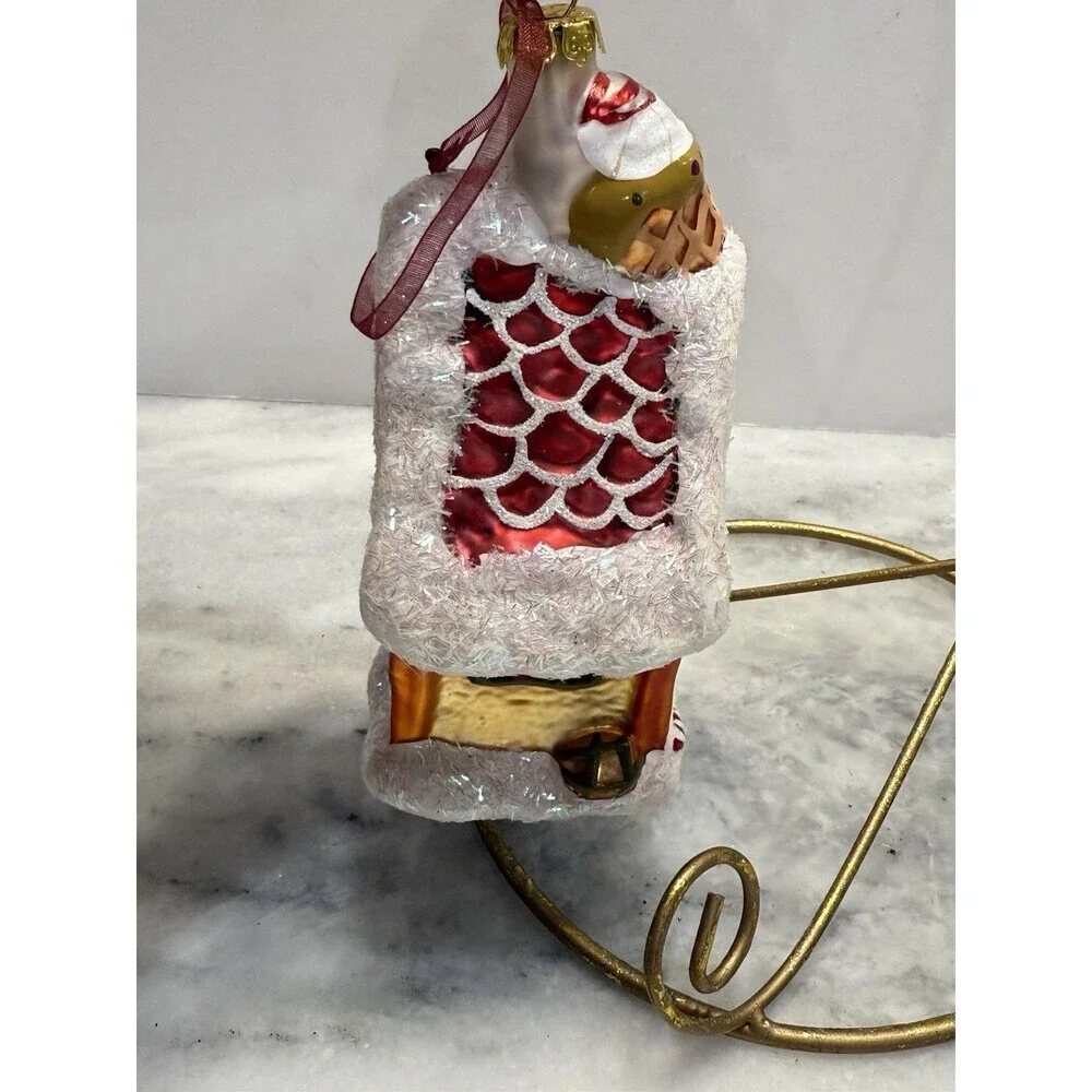 Waterford Holiday Heirlooms Gingerbread House Christmas Tree Ornament Christmas